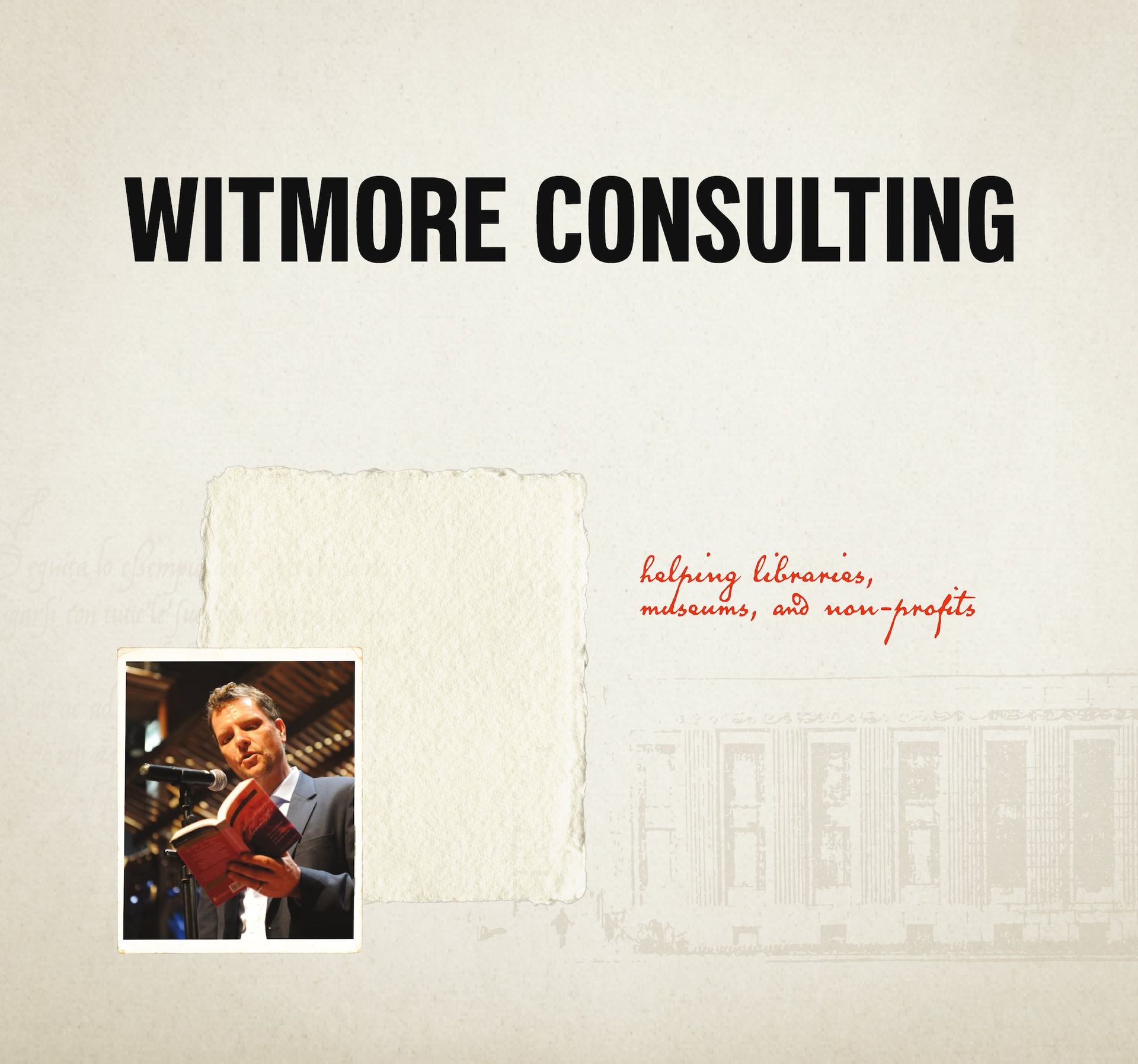 Michael Witmore Consulting brand guidelines by ARTILLERY