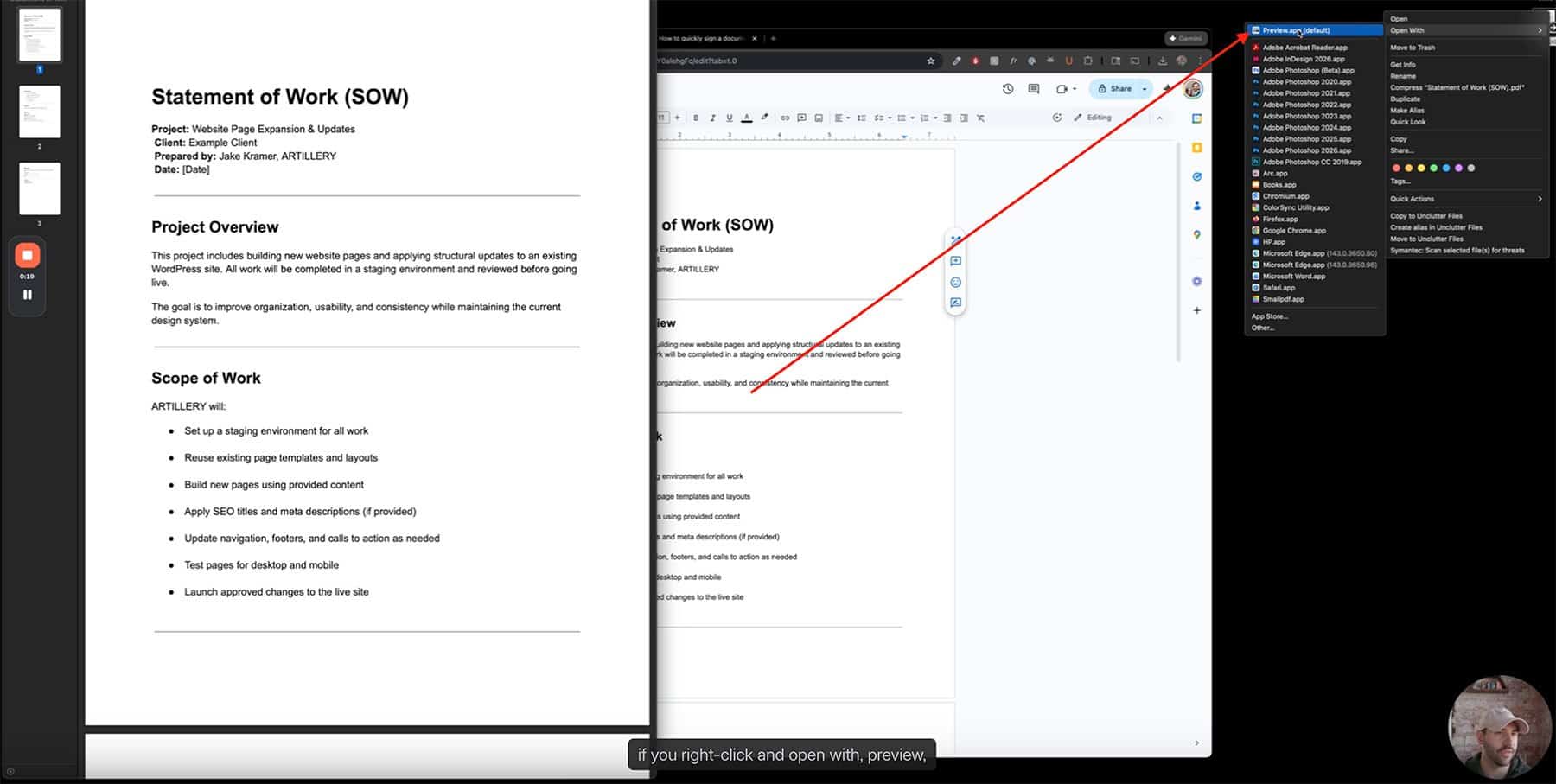 How to quickly sign a document on mac 1