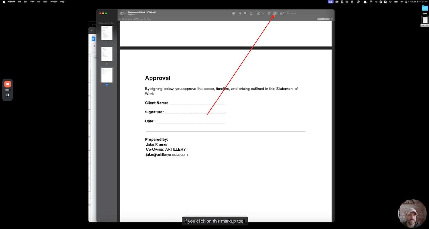 how to quickly sign a document on mac 2