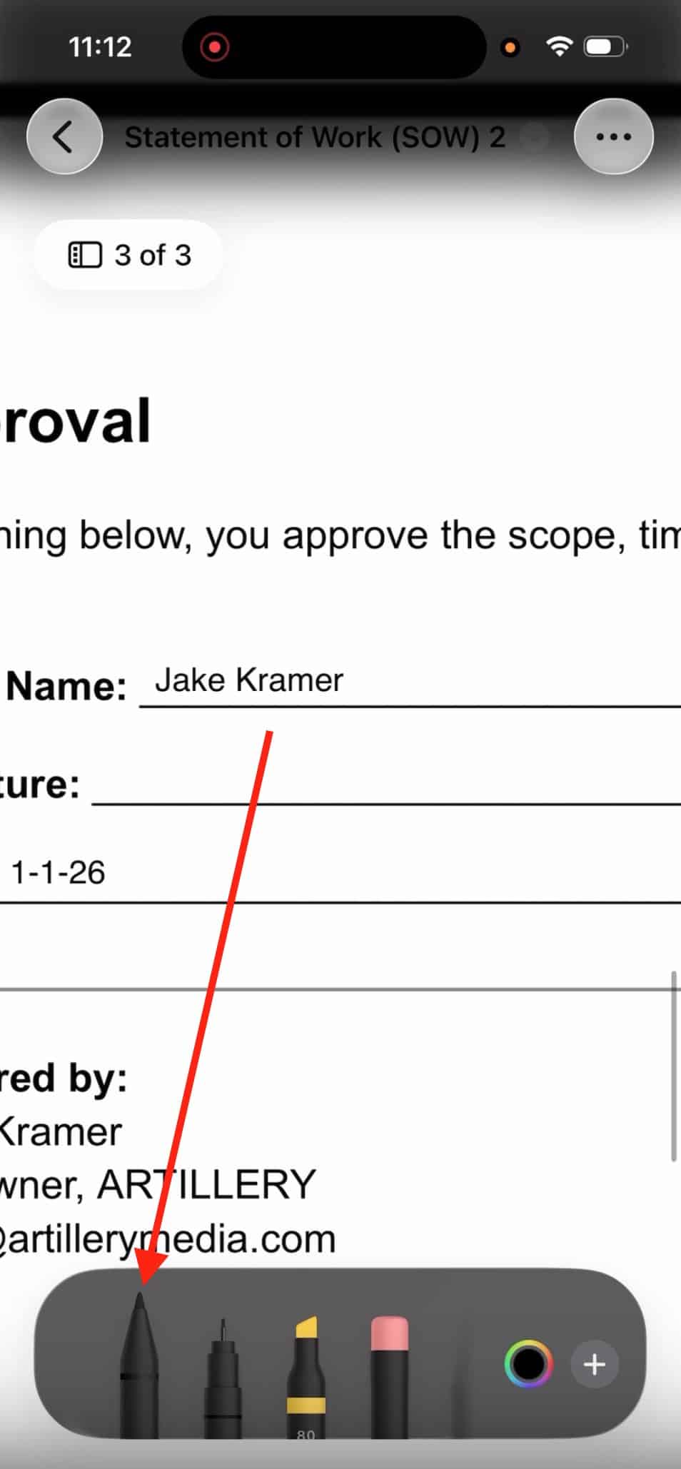 how to quickly sign a document on iphone or ipad 6